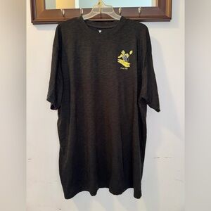 Fanatics Black Tee with Yellow Graphic Steelers Logo Size 4XL